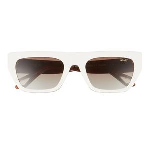 Quay Australia 55mm Polarized Square Sunglasses